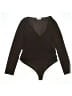 Flounce Black Bodysuit Size 16 - photo 1