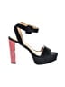 Zara Color Block Black Sandals Size EU 40 - photo 1