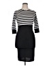 Assorted Brands Stripes Black Casual Dress Size XL - photo 1