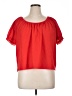 TeXTURE & THREAD Madewell Red Short Sleeve Blouse Size XL - photo 1