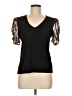 Generation Love 100% Polyester Black Short Sleeve Top Size M - photo 1