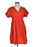 Universal Thread 100% Cotton Solid Orange Casual Dress Size XS - photo 1