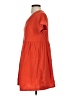 Universal Thread 100% Cotton Solid Orange Casual Dress Size XS - photo 5