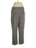 Ellen Tracy Plaid Gray Casual Pants Size 12 - photo 1