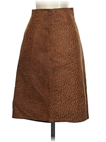 Saks Fifth Avenue Faux Leather Skirt (view 2)