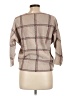 Love Scarlett Plaid Tan Pullover Sweater Size L - photo 2