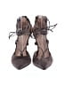 Iris & Ink 100% Leather Gray Brown Heels Size EU 38 - photo 2