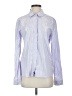 Scotch & Soda Stripes Purple Long Sleeve Button-Down Shirt Size S - photo 1