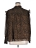 Terra & Sky 100% Polyester Animal Print Brown Long Sleeve Blouse Size 1X - photo 1