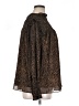 Terra & Sky 100% Polyester Animal Print Brown Long Sleeve Blouse Size 1X - photo 4