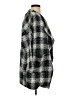 Jealous Tomato 100% Polyester Houndstooth Gray Cardigan Size S - photo 4