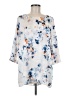 The Limited White 3/4 Sleeve Blouse Size M - photo 1