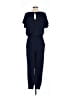 Prettygarden Solid Blue Jumpsuit Size M - photo 2