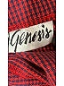 Genesis Houndstooth Burgundy Casual Skirt Size 7 - 8 - photo 4
