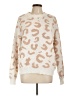 Merokeety Animal Print Ivory Pullover Sweater Size L - photo 1