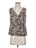 Gibson Brown Sleeveless Blouse Size S - photo 1