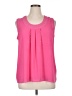 NY Collection 100% Polyester Pink Sleeveless Blouse Size XL - photo 1