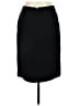 Nine West 100% Polyester Solid Black Formal Skirt Size 4 - photo 2