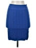 BCBGeneration Chevron-herringbone Blue Casual Skirt Size XS - Sm - photo 1