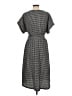 Max Studio Houndstooth Gray Black Casual Dress Size L - photo 2