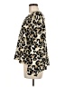 Central Park West Animal Print Gold Pullover Sweater Size M - photo 5