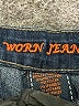 Worn Jeans Blue Jeans Size 10 - photo 4