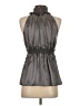 Max Studio Gray Sleeveless Blouse Size S - photo 2
