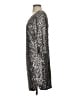 LC Lauren Conrad 100% Polyester Metallic Silver Cocktail Dress Size S - photo 5