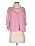 Rebecca Minkoff 100% Polyester Pink 3/4 Sleeve Blouse Size S - photo 1