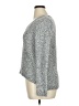 White House Black Market Metallic Silver Gray Pullover Sweater Size XL (petite) - photo 5