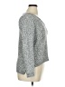 White House Black Market Metallic Silver Gray Pullover Sweater Size XL (petite) - photo 4
