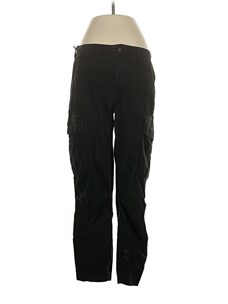 Pre-owned Re/done Cargo Pants In Black