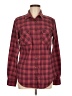 Mountain Khakis Plaid Burgundy Long Sleeve Blouse Size M - photo 1