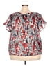 Assorted Brands Red Short Sleeve Blouse Size 5X - photo 1