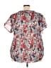 Assorted Brands Red Short Sleeve Blouse Size 5X - photo 2