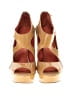 Via Spiga 100% Leather Yellow Tan Heels Size 7 1/2 - photo 2
