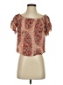 Madewell Brown Short Sleeve Blouse Size S - photo 1