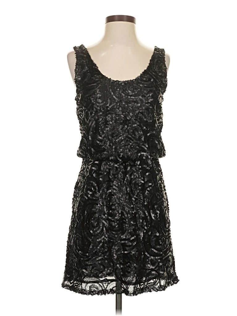 Pre-owned Mango Cocktail Dress In Black