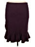 Express Solid Burgundy Formal Skirt Size XL - photo 2