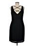 CDC Apparel 100% Polyester Solid Black Cocktail Dress Size 8 - photo 2