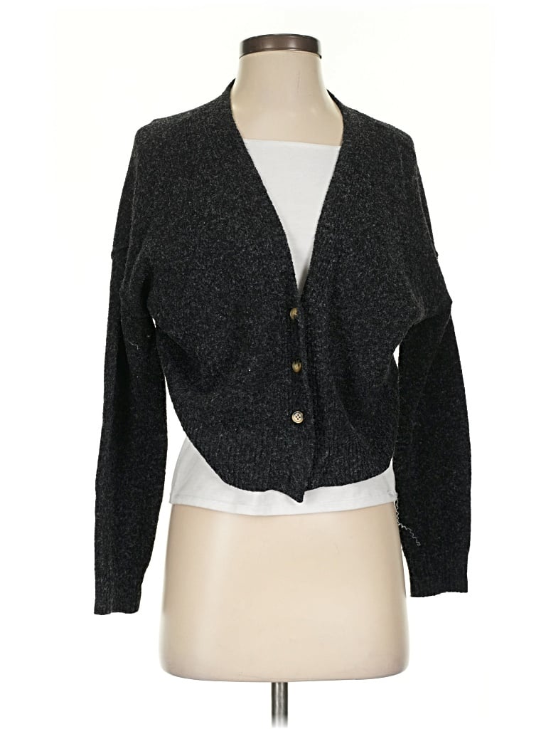 Pre-owned Love Tree Cardigan Sweater In Gray