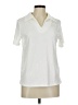 Shein Ivory Short Sleeve Blouse Size M - photo 1