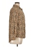 On 34th 100% Viscose Animal Print Brown Long Sleeve Blouse Size 1X - photo 4