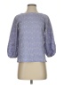 Ann Taylor LOFT 100% Polyester Blue 3/4 Sleeve Blouse Size XXS - photo 1