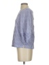 Ann Taylor LOFT 100% Polyester Blue 3/4 Sleeve Blouse Size XXS - photo 5