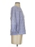 Ann Taylor LOFT 100% Polyester Blue 3/4 Sleeve Blouse Size XXS - photo 4