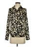 H&M Animal Print Gold Long Sleeve Blouse Size XXS - photo 1