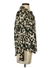 H&M Animal Print Gold Long Sleeve Blouse Size XXS - photo 4
