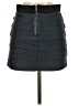 Express Solid Gray Casual Skirt Size XS - photo 2