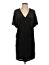 Mango Animal Print Black Casual Dress Size 4 - photo 1